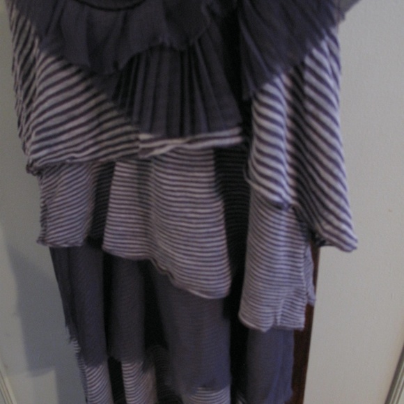 DELETTA ANTHROPOLOGIE Plum Purple Tiered Tank M - Picture 11 of 15